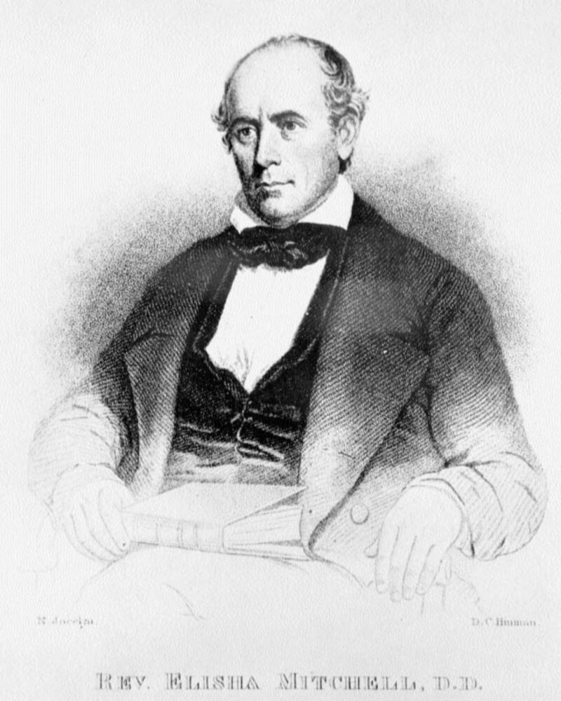 June 27, 1857 Elisha Mitchell Dies Measuring Mountain Asheville