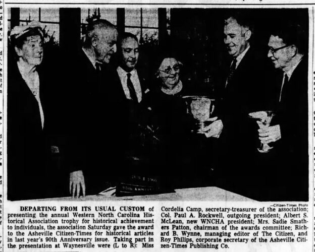 1961: Asheville Citizen-Times - Asheville Museum of History